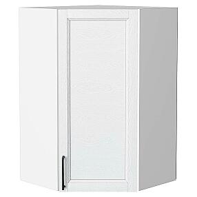 Шкаф верхний угловой Сканди White Silkwood/Белый 920*600*600