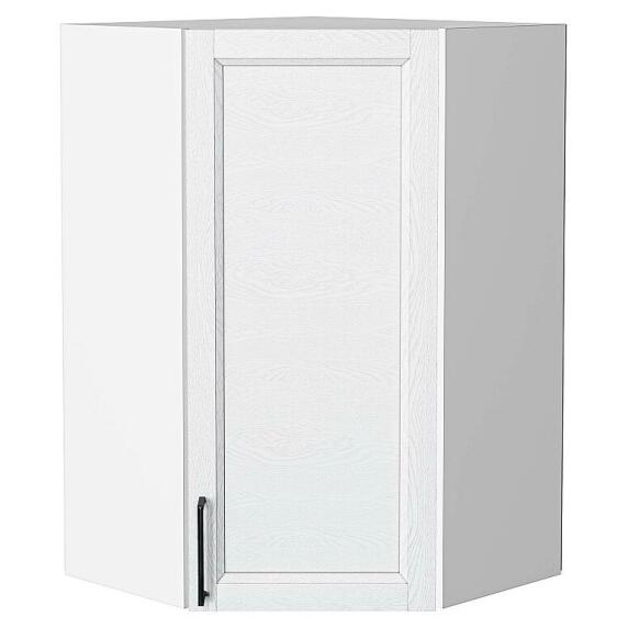 Шкаф верхний угловой Сканди White Silkwood/Белый 920*600*600