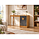 Сиена Стол письменный (Железный камень, Дуб крафт) ЛДСП
