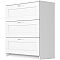 СИРИУС комод "3 ящика белый RU"
