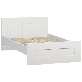СИРИУС кровать двойная 120х200 белая RU