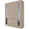 Шкаф 4 дв. 1560/502/1900 Сириус Сонома КДСП