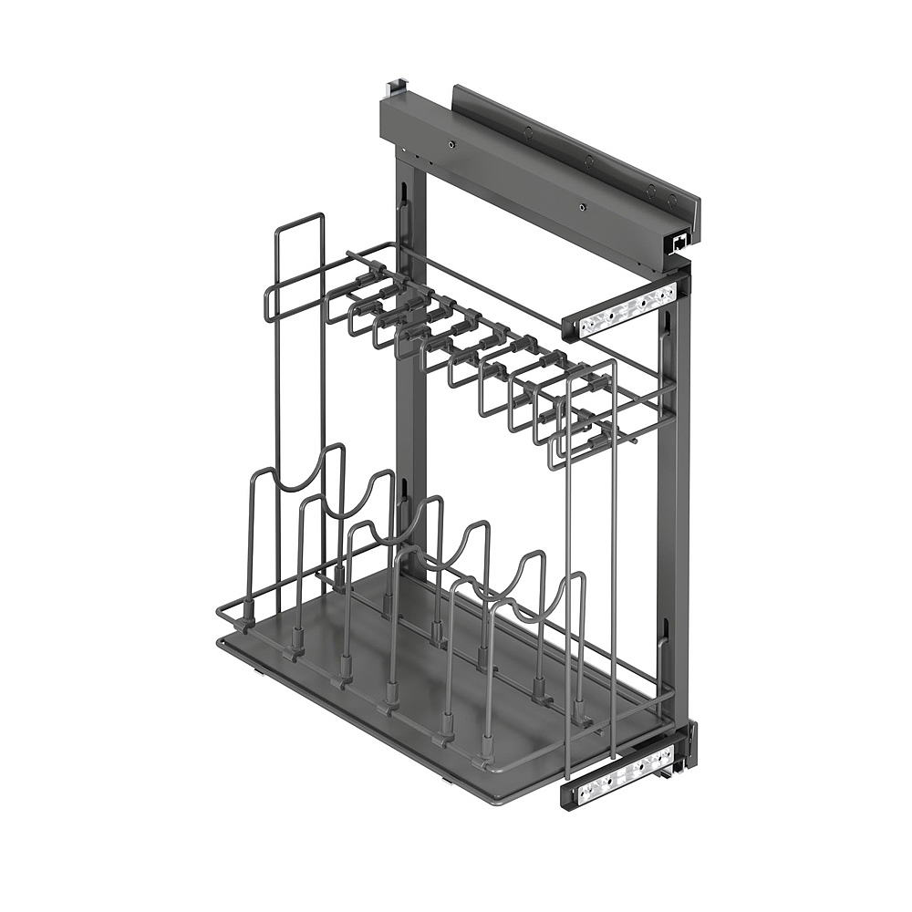 Система для хранения сковородок правая, 450мм, антрацит