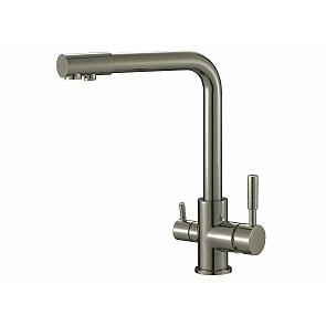 Смеситель для кухни 342/230 2Р Сатин