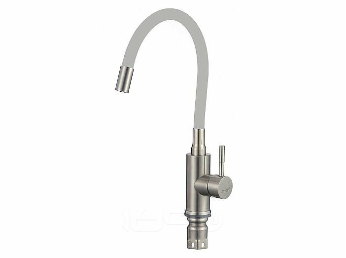 Смеситель для кухни 345/215 1Р Серый сатин