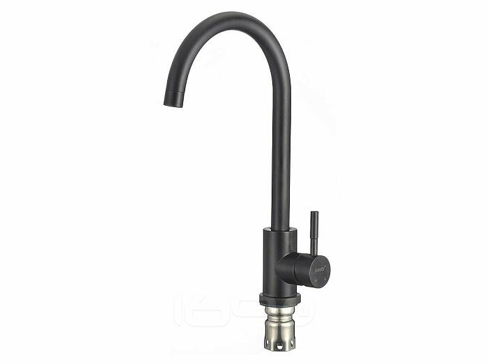 Смеситель для кухни 370/200 1Р Черный