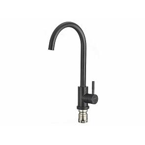 Смеситель для кухни 370/200 1Р Черный