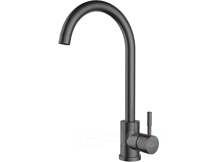 Смеситель для кухни боковой U-образ. GranFest QUARZ Z-5410 PVD графит
