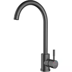 Смеситель для кухни боковой U-образ. GranFest QUARZ Z-5410 PVD графит
