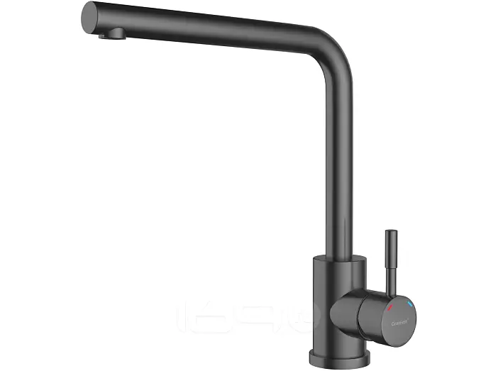 Смеситель для кухни Г-обр. GranFest QUARZ Z-5411 PVD графит