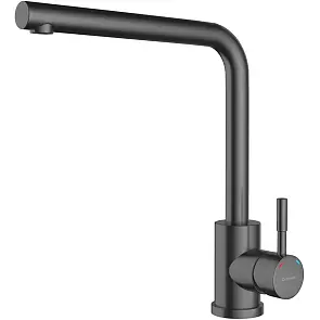 Смеситель для кухни Г-обр. GranFest QUARZ Z-5411 PVD графит