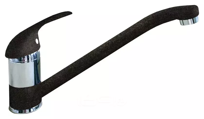 Смеситель для кухни прямой GranFest QUARZ Z-3321 черный