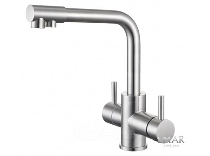 Смеситель кухонный EMAR ЕС - 4003H Satin