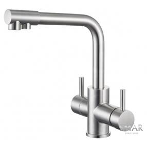 Смеситель кухонный EMAR ЕС - 4003H Satin