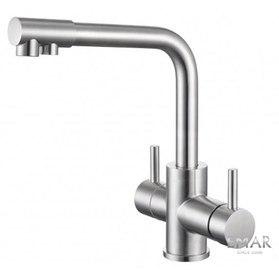 Смеситель кухонный EMAR ЕС - 4003H Satin