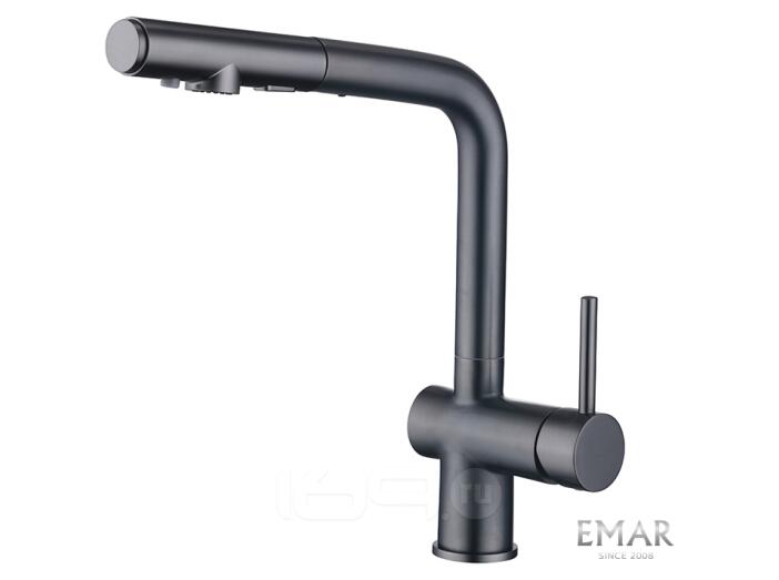 Смеситель кухонный EMAR ЕС - 7019 Black