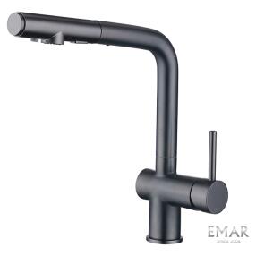 Смеситель кухонный EMAR ЕС - 7019 Black