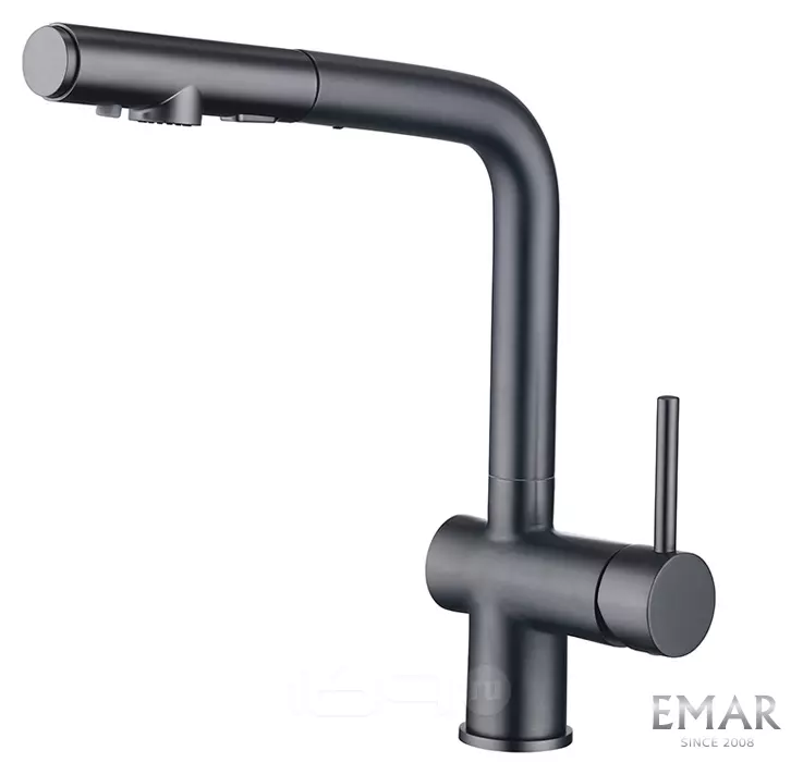 Смеситель кухонный EMAR ЕС - 7019 Black