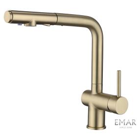 Смеситель кухонный EMAR ЕС - 7019 Matt Gold