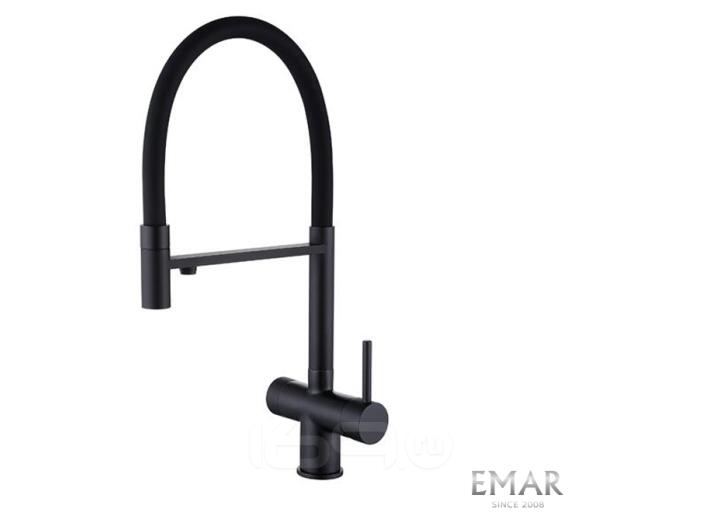 Смеситель кухонный EMAR ЕС - 7024 Black