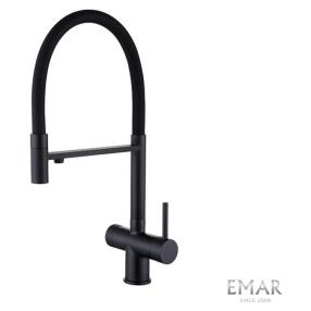 Смеситель кухонный EMAR ЕС - 7024 Black