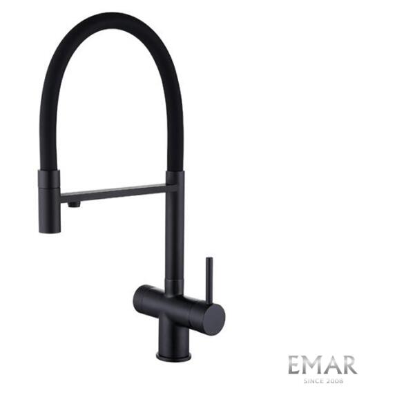 Смеситель кухонный EMAR ЕС - 7024 Black