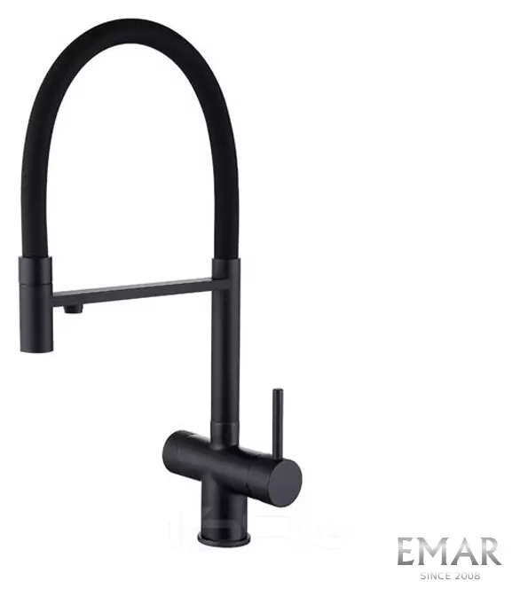 Смеситель кухонный EMAR ЕС - 7024 Black
