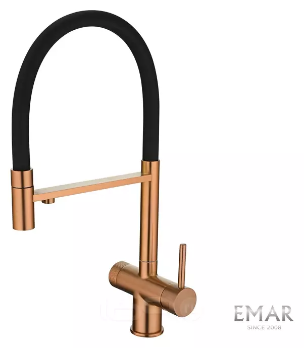 Смеситель кухонный EMAR ЕС - 7024 PVD Coppery