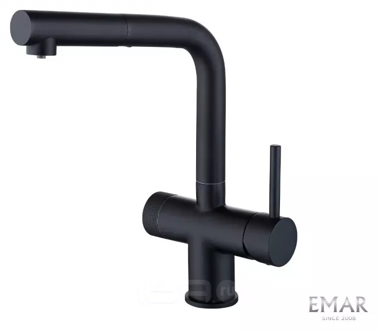 Смеситель кухонный EMAR ЕС - 7026 Black