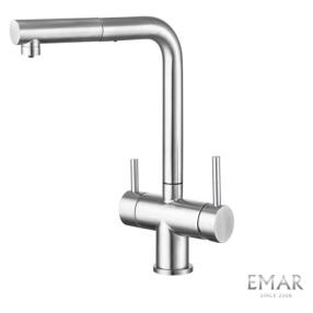 Смеситель кухонный EMAR ЕСВ 7017 сатин