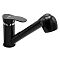Смеситель с выдвигающейся лейкой D6001-21 черный