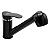 Смеситель с выдвигающейся лейкой D6001-21 черный
