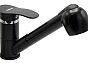 Смеситель с выдвигающейся лейкой D6001-21 черный