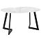 Стол Алингсос белая шагрень/белый
