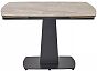 Стол BALDE 120 GLOSS AMBER JADE SOLID CERAMIC / BLACK, ®DISAUR