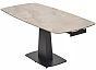 Стол BALDE 120 GLOSS AMBER JADE SOLID CERAMIC / BLACK, ®DISAUR