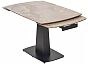 Стол BALDE 120 GLOSS AMBER JADE SOLID CERAMIC / BLACK, ®DISAUR