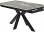 Стол BELLUNO 160 KL-176, итальянская керамика/ черный каркас, ®DISAUR