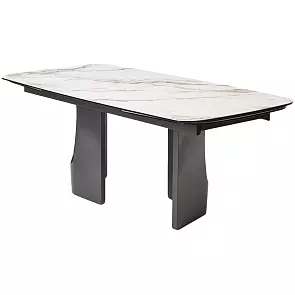 Стол BIRGER 200 KL-188 Контрастный мрамор, итальянская керамика, ®DISAUR