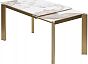 Стол CORNER 120 GLOSS LUXURY PANDORA SOLID CERAMIC / шампань, ®DISAUR