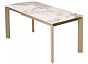 Стол CORNER 120 GLOSS LUXURY PANDORA SOLID CERAMIC / TAUPE, ®DISAUR