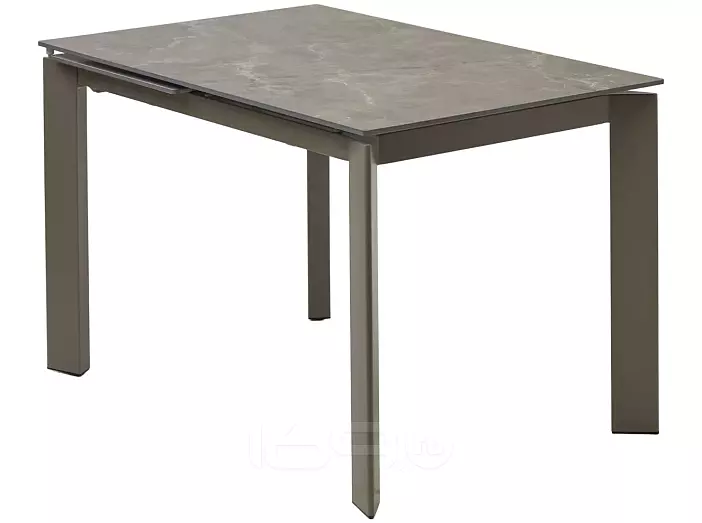 Стол CORNER 120 MATT LATTE STONE SOLID CERAMIC / TAUPE, ®DISAUR