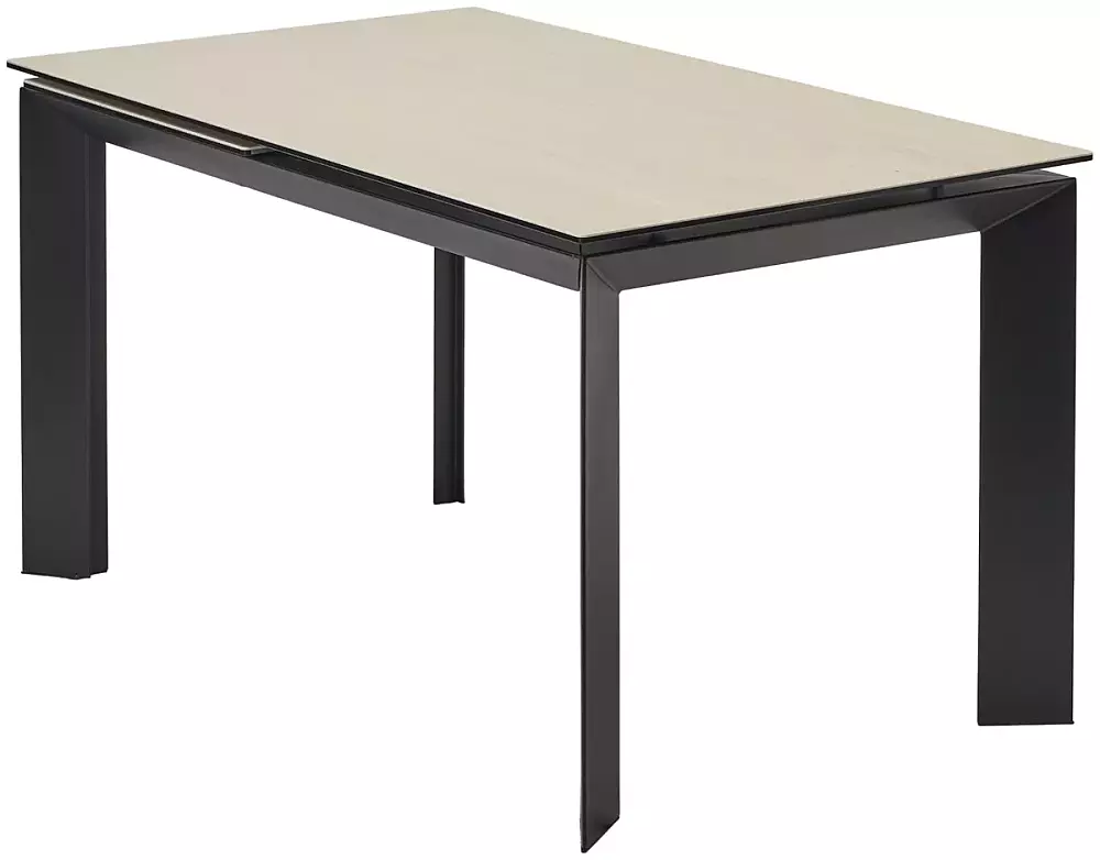 

Стол CREMONA 180 TL-142, испанская керамика / черный каркас, Бежевый;черный