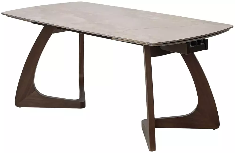 Стол DAKAR 180 GLOSS AMBER JADE SOLID CERAMIC Орех DISAUR 101520₽