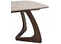 Стол DAKAR 180 GLOSS AMBER JADE SOLID CERAMIC / Орех, ®DISAUR