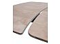 Стол DAKAR 180 GLOSS AMBER JADE SOLID CERAMIC / Орех, ®DISAUR