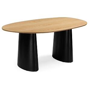 Стол деревянный Ares дуб / черный