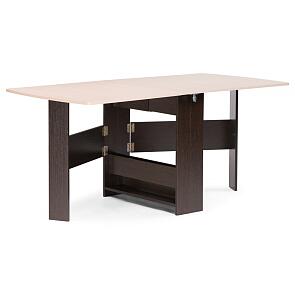 Стол деревянный Клотилд венге / дуб молочный