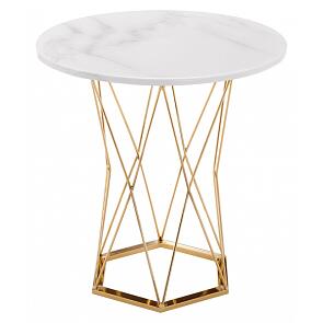 Стол деревянный Melan white / gold