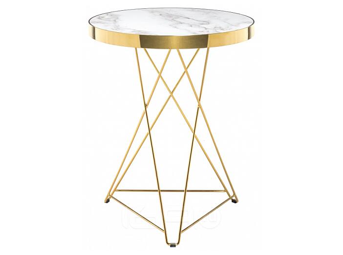Стол деревянный Milena white / gold